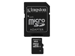 KINGSTON 8 GB SDHC KART CLASS 4